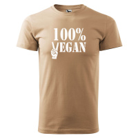 DOBRÝ TRIKO Pánské tričko 100% vegan s bílým potiskem