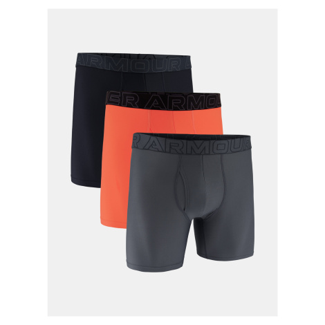 Boxerky Under Armour Perf Tech Mesh 6In - 3Pk Man Red