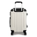 Světlý cestovní kvalitní prostorný střední kufr Amol Lulu Bags