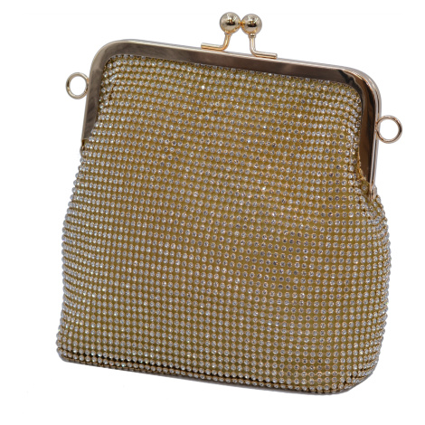 Společenská kabelka Zlatá, 17 x 7 x 17 (MN00-V6044-22STR)
