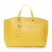 Dámská kožená kabelka žlutá - ItalY Jordana žlutá