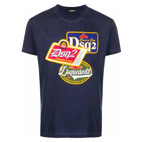 DSQUARED2 Logo Blue tričko Dsquared²