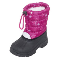 Playshoes Zimní boty hvězdy růžové