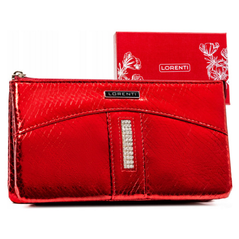 Velká dámská peněženka na zip z přírodní kůže Lorenti