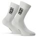 NEON Cyklistické ponožky klasické - NEON 3D - bílá