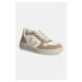 Kožené sneakers boty Veja V-10 béžová barva, VX0503298