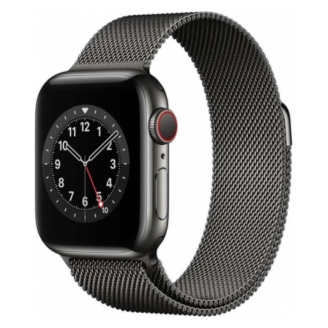 Apple Apple Watch Series 6 GPS + Cellular, 44mm Graphite Stainless Steel Case with Graphite Mila