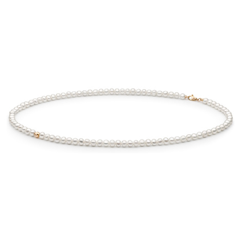 Luxusní perlový náhrdelník se 14kt růžovým zlatem Planet Shop