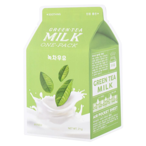 A'pieu Green Tea Milk Maska Na Obličej 21 g