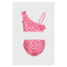 Dívčí dvoudílné plavky Pink zebra 110/116 No Way Monday