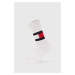 Vysoké bílé ponožky Flag 39-42 Tommy Hilfiger
