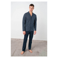 Vamp - Elegantní pánské dvoudilné pyžamo 17603 - Vamp