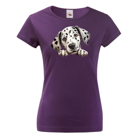 Dámské tričko Dalmatin - tričko pro milovníky psů BezvaTriko