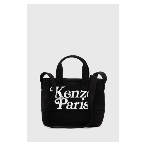 Bavlněná kabelka Kenzo Small Tote Bag černá barva, FE58SA910F35.99