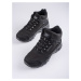 Praktické černé trekingové boty dámské bez podpatku