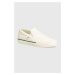 Tenisky Lacoste Jump Serve Logo Textile Slip On pánské, béžová barva, 47CMA0037