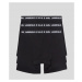 Spodní prádlo karl lagerfeld logo boxer set 3-pack černá