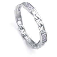 Viceroy Stylový stříbrný prsten se zirkony Clasica 13161A014