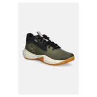 Basketbalové boty Under Armour Lockdown 7 zelená barva, 3028512