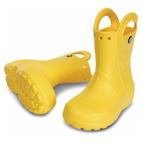 Crocs Handle It Rain Boot Kids Yel J3