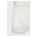 Dívčí šaty GAP bílá barva, mini