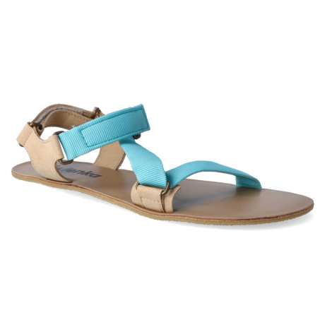 Barefoot sandály Be Lenka - Flexi turquoise beige