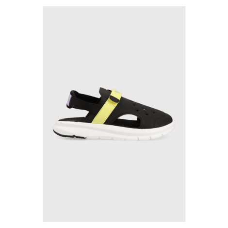 Dětské sandály Puma Evolve Sandal Spongebob AC PS černá barva