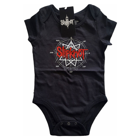 Slipknot kojenecké body tričko, Star Logo Black, dětské RockOff