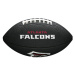 Wilson MINI NFL TEAM SOFT TOUCH FB BL AT Mini míč na americký fotbal, černá, velikost