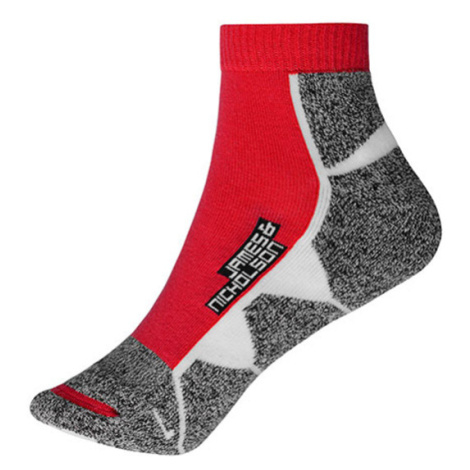 James&Nicholson Unisex sportovní ponožky JN214 Red