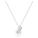 JVD Stříbrný náhrdelník pro maminku SVLN0367X610045