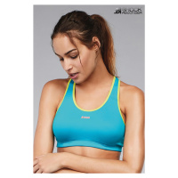 Sportovní podprsenka SHOCK ABSORBER ACTIVE CROP TOP Ocean Wave Barva: Tyrkysová