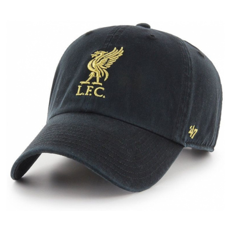Kšiltovka 47brand EPL Liverpool černá barva, s aplikací 47 Brand