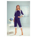 Eldar Woman's Pyjamas Tina Navy Blue/White