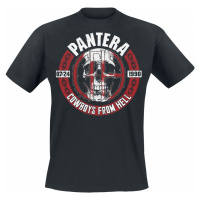 Pantera Skull Circle Tričko černá