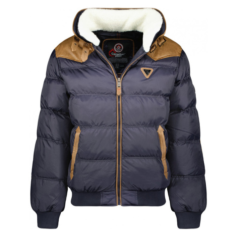 CANADIAN PEAK bunda pánská BARILLO MEN 001 zimní, límec s kožíškem Geographical Norway