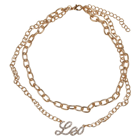 Diamond Zodiac Leo náhrdelník - zlaté barvy Urban Classics