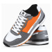 Pánské sneakers boty T337 - oranžová