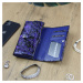 Dámská kožená peněženka Gregorio FZ-107 modrá