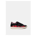 Červeno-černé tenisky Desigual Shoes Cosmic Tartan