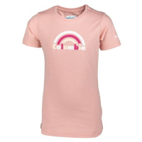 Columbia MISSION LAKE SHORT CRAPHIC SHIRT Dívčí tričko, růžová, velikost