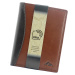 Pánská kožená peněženka EL FORREST 546-21 RFID hnědo černá