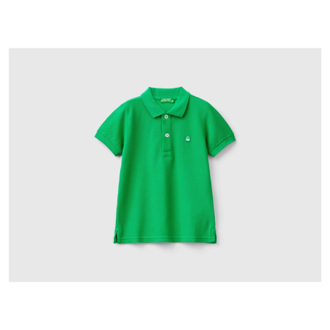 Benetton, Short Sleeve Polo In Organic Cotton United Colors of Benetton