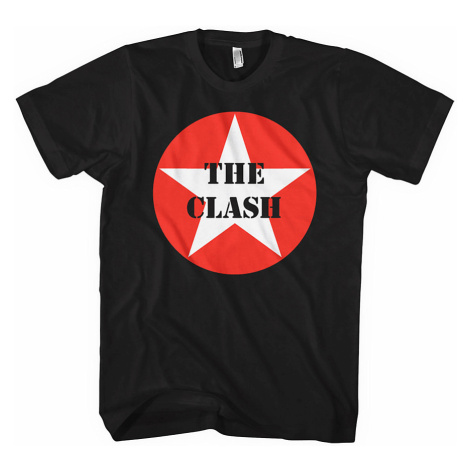 The Clash tričko, Star Badge Black, pánské RockOff