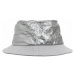 Crinkled Paper Bucket Hat - silver