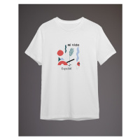 Trendyol White Mix Pattern Regular/Normal Cut T-shirt