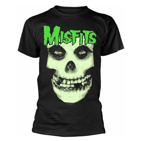 Misfits tričko, Glow Jurek Skull, pánské PLASTIC HEAD