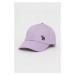 Bavlněná čepice Paul Smith fialová barva, hladká