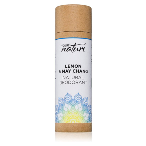 Your Nature Natural Deodorant tuhý deodorant Lemon & May Chang 70 g