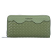 Dámská koženková pouzdrová peněženka Dar, zelená